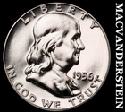 1956 Silver Franklin Half Dollar - Choice Gem Proof  Lustrous  #G7007