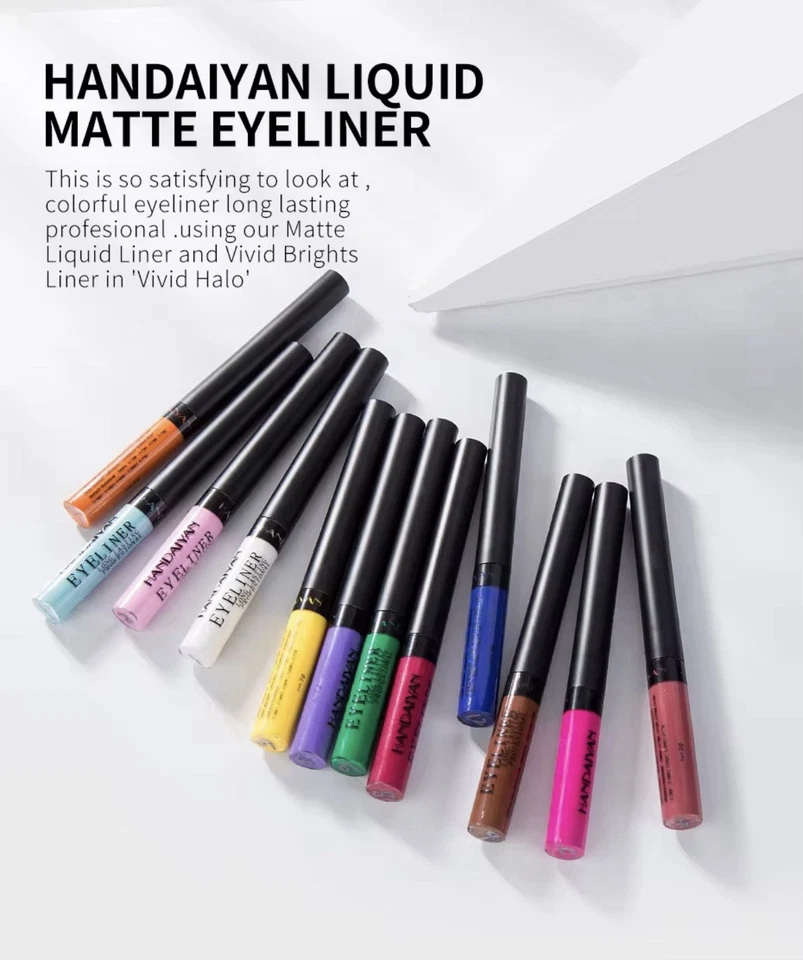 Long-Lasting Professional Matte Liquid Eyeliner – Waterproof & Smudge color 4 - Image 2 of 3