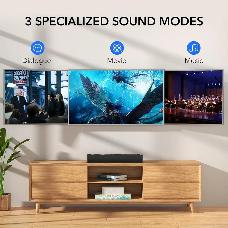 Mini Soundbar für TV PC Gaming Bluetooth HDMI Optisch AUX - Bild 3 von 4