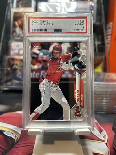 2020 TOPPS SHOHEI OHTANI PSA 8 Angels Dodgers MVP