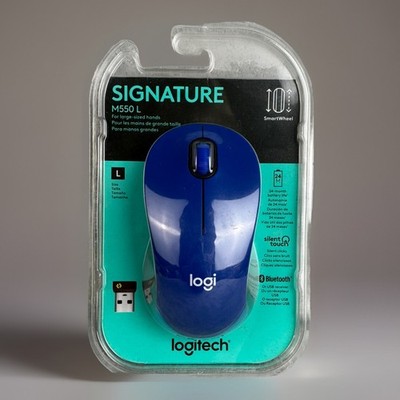 Logitech Signature M550 Large-sized Hands Wireless Mouse Bluetooth Silent Click