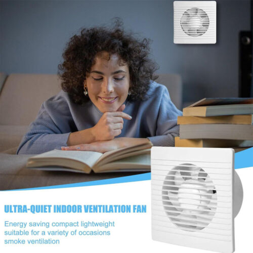 Badlüfter leise 100mm mit Feuchtesensor Nachlauf Bad WC Wand Ventilator Abluft - Bild 13 von 18