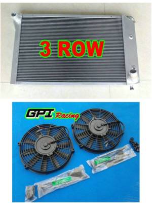 NEW Aluminum Radiator &fan 1977-1983 Chevy Corvette 1978 1979 1980 81 1982