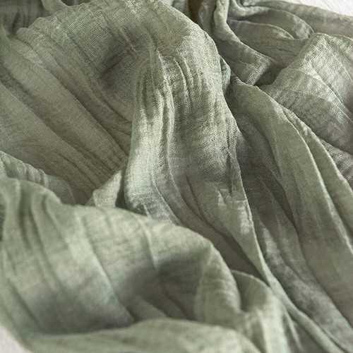 Pleated Table Runner Tablecloth Semi-Sheer Gauze Table Setting Table Runner PT ∂ - Picture 10 of 32