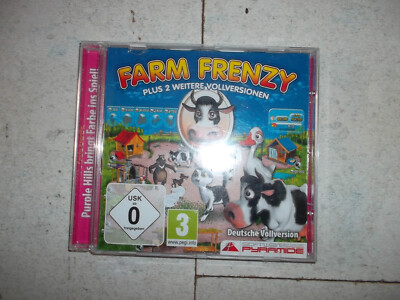 Farm Frenzy Plus 2 weitere Vollversionen PC 2010 Bauernhof Simulation Management