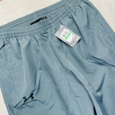 Under Armour Pants Men's Large Vital Woven Gray Workout Running Gym Training NWT