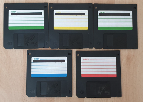 Fellowes Lynx Floppy Disc Container with 30 Maxell MF2HD Floppy Discs - Afbeelding 7 van 9
