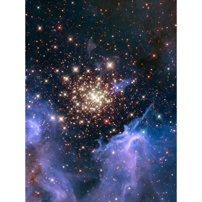 Hubble Weltraumteleskop Starburst-Haufen NGC 3603 Nebelfeuerwerk XL Kunst Leinwand