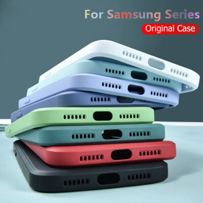 Liquid Silicone Soft Case Cover For Samsung Galaxy S26 S25 S24 S23 S22 Ultra A17