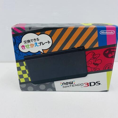 NEW Nintendo 3DS System Model Console kisekae Black - Afbeelding 1 van 5