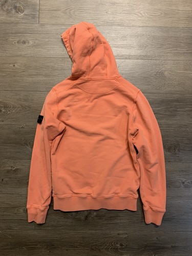 Stone Island Junior Sweatshirt Hoodie Size 12/156 Orange Romania Youth Kids - Picture 6 of 8