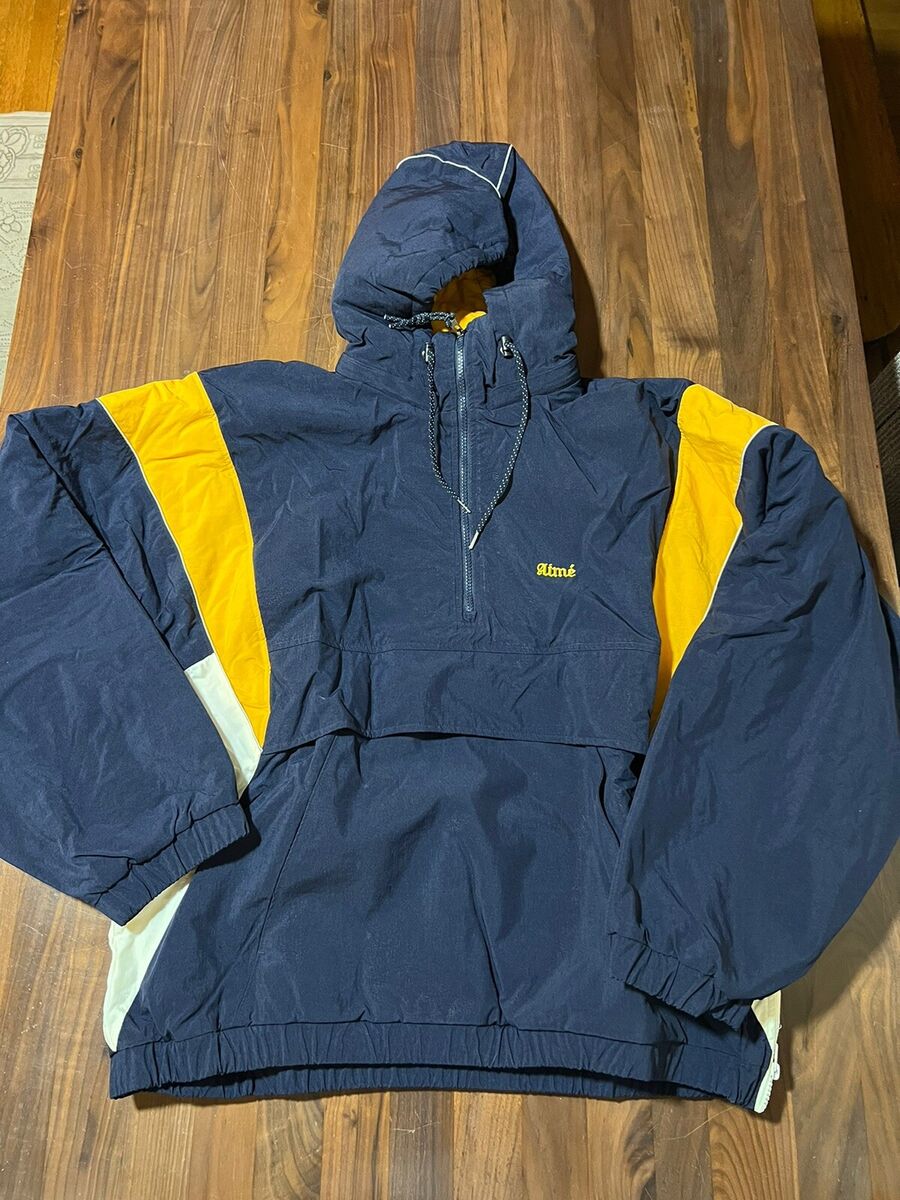 Aime Leon Dore ALD Collegiate Popover Jacket Sz XL Navy Aime Leon Dore ALD Collegiate Popover Jacket Sz XL Navy