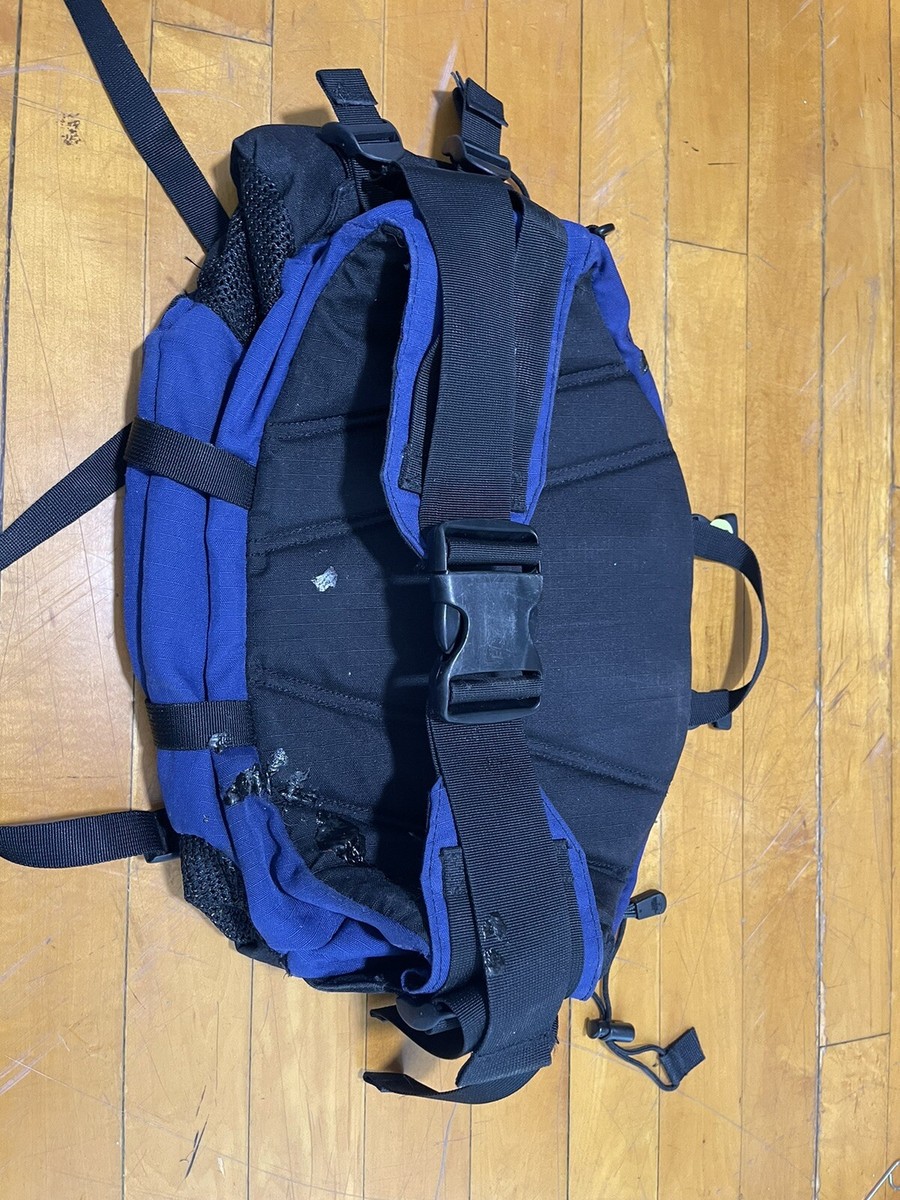 VTG 90's The North Face Mountain Bike Lumbar Large 6L Blue