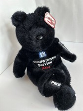 Dale Earnhardt Gold'n Bears 14" Black Teddy Bear Collectable