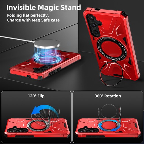 Funda magnética Magsafe resistente a golpes para Samsung Galaxy S24 Ultra Plus - Imagen 49 de 60