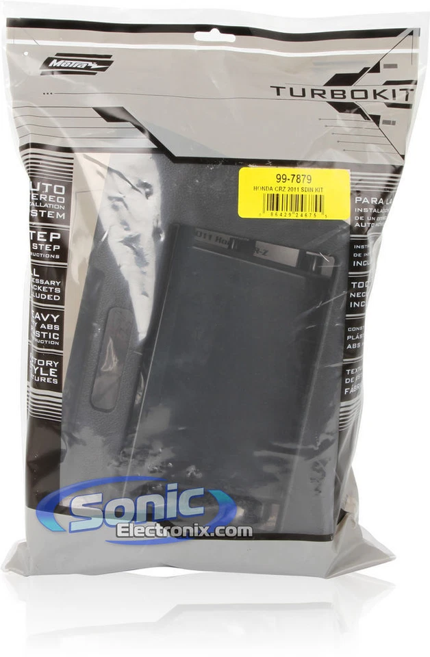 Kit de instalación de tablero de auto Metra 99-7879 DIN único para vehículos Honda CR-Z 2011 Foto 4 de 4