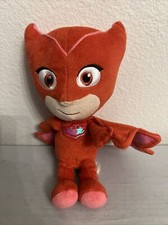 PJ MASKSRED OWLETTE 8  STUFFED PLUSH TOY PRE-OWNED 