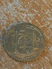 Vintage Kendall Motor Oil Good Luck Coin Token Medal 1" Engine Pennsylvania Oil