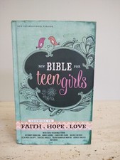 NIV Bible for Teen Girls : Growing in Faith, Hope, and Love (2015, Hardcover)