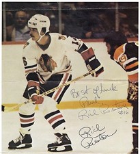 Rich Preston Signed / Autographed Hockey Magazine Page Chicago Black Hawks