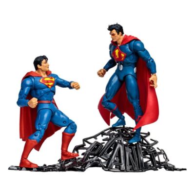 McFarlane Toys - DC Multiverse Superman vs Superman of Earth-3 (Gold Label) 18cm