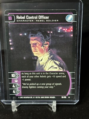 Star Wars TCG WOTC A New Hope MINT #101/180 REBEL CONTROL OFFICER