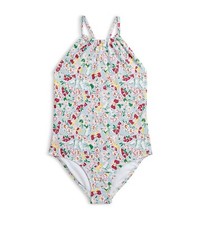 Polo Ralph Lauren Girls Floral Ruffled One Piece Swimsuit Little  Big Kid New
