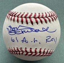 Don Schwall Signed OMLB Baseball Inscribed “1961 AL ROY” Red Sox Rookie
