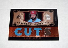 2007 SP Legendary Cuts Triple Materials Bruce Sutter Game Used GU Jersey (#/99)