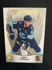 21-22 UD SP Authentic Hockey True Leaders TL-3 Mark Giordano