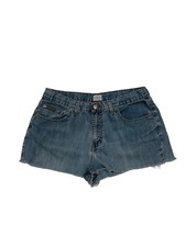 CK Calvin Klein Cut Off Denim Jean Shorts Blue Distressed Women  s 31x1 Vintage