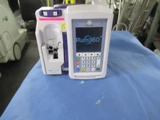 ICU MEDICAL HOSPIRA PLUM 360 INFUSION IV PUMP W / POLE CLAMP & & POWER CORD