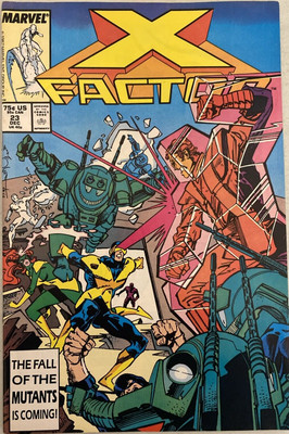 X-FACTOR. NUMMER 23. 1. SERIE. SCHLÜSSEL 1. KAMEE ERZENGEL. DEZ. 1987.  Sehr guter Zustand