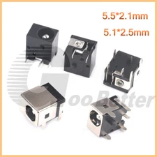 DC Power Socket Jack Connector Female Plug Panel Mount PCB 5.5x2.1mm 5.5x2.5mm