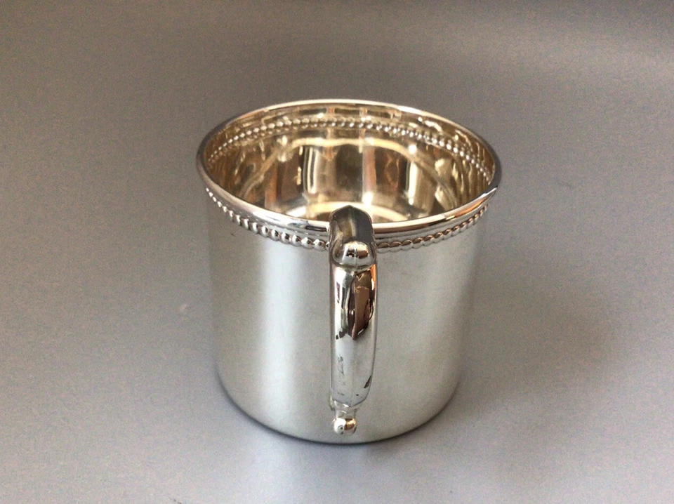 "De colección - Taza bebé - Con cuentas - Empire Silver Co. - 2 1/4""" Foto 4 de 4