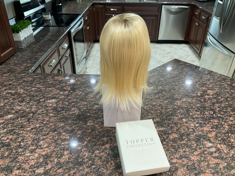 Jon Renau 12? Top form/Remy human hair topper (full mono) | eBay