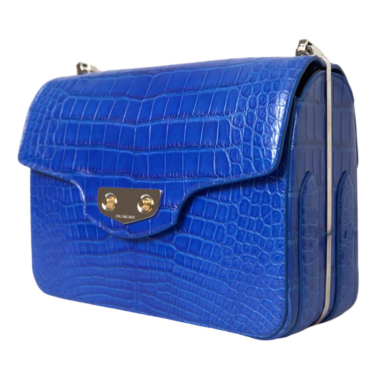 BALENCIAGA Bag Blue Exotic Leather Neo Classic Small BALENCIAGA Bag Blue Exotic Leather Neo Classic Small