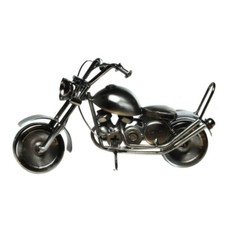 Dekofigur Metall-Motorrad "Chopper" 12 cm