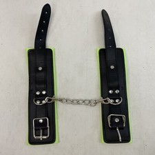 PU Leather Padded Handcuffs Wrist Ankle Cuffs Restraints Games Couples BDSM