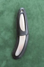 Rarität: edler Brieföffner von Lerche - Edelstahl Made in Solingen mit Lederetui