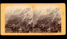 Italie, Ortles (Ortler), Col du Stelvio, ca.1880, stéréo  tirage d'époque
