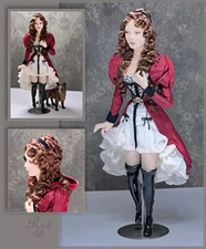 1:12 Dollhouse Art Doll Dressing Easy~Dana BURTON ~RED RIDING HOOD  ~Tutorial