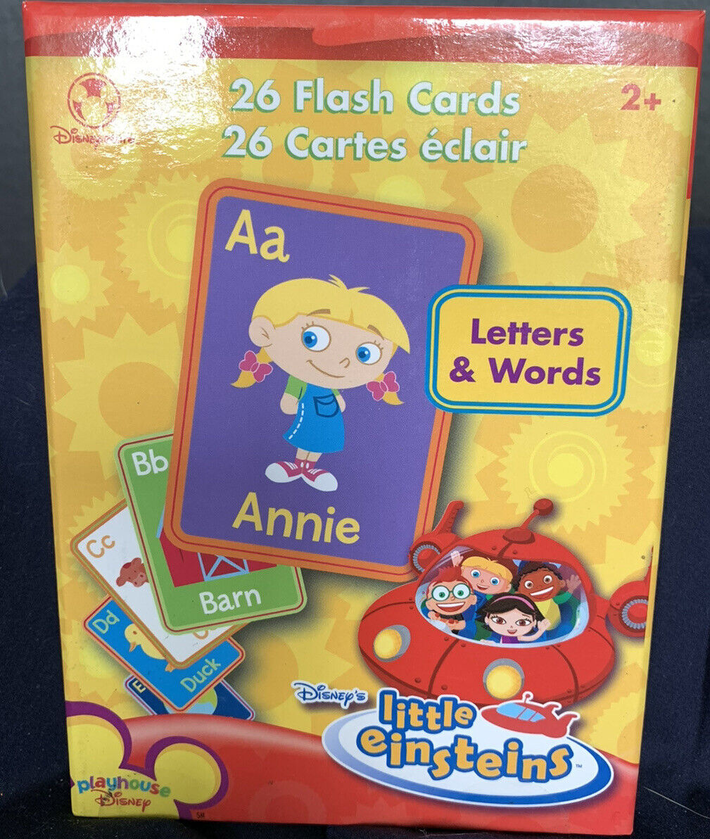 Playhouse Disney Little Einsteins 26 Flash Cards. Letters and Words - NEW