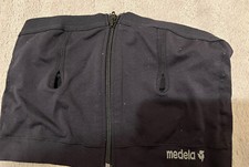 Medela Hands Free Pumping Bra Size L Black Strapless Nursing