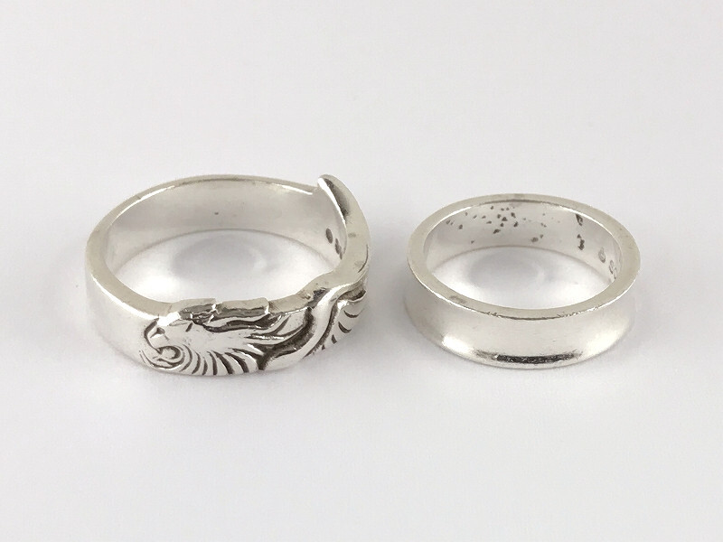 Final Fantasy VIII Rinoa's Model Silver 925 Ring Necklace