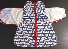 Halo Baby Sleep Sack Pottery Barn Size Small 0-6 Months Cotton Nautical Whale