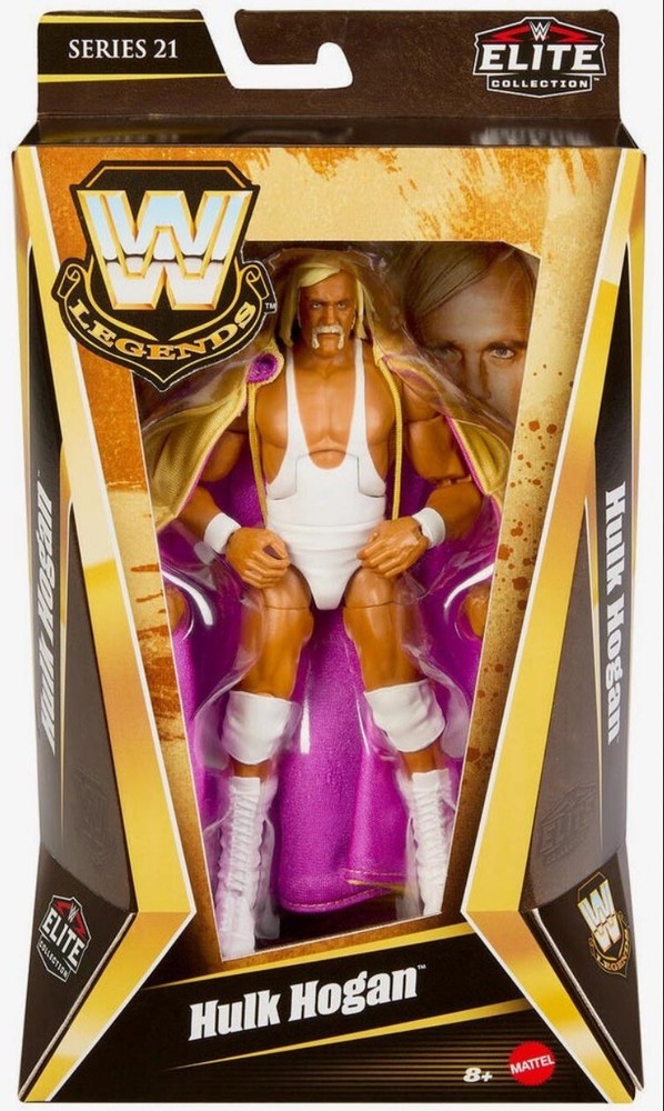 Hulk Hogan WWE Mattel Elite Legends Series 21 Wrestling Action Figure Toy NIB
