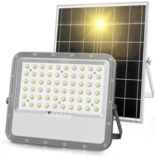 10000LM LED Solar Street Light Security Flood Lamp Motion Sensor Outdoor Wall US