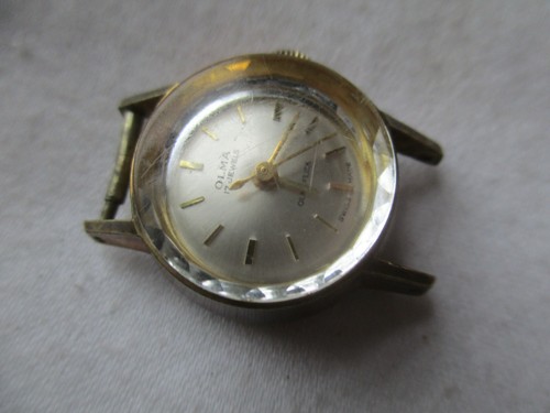 Schweizer Herstellung Aufzieh Olma analoge Armbanduhr mit 17 Juwelen