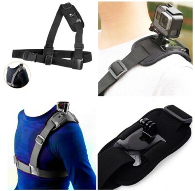 Schultergurt Halterung Verstellbar Shoulder Bracket For Go Pro Action Cam